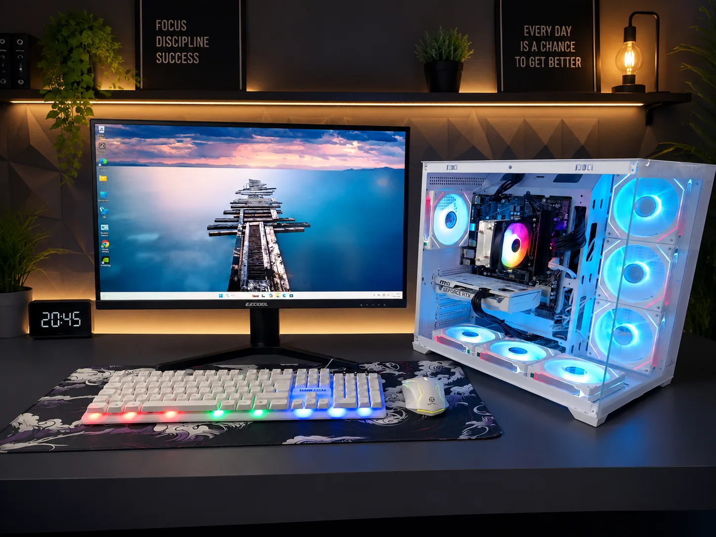 Sıfır Ryzen 5 7500F İşlemci 16 GB RAM 8 GB RTX 5060 Ekran Kartı PC